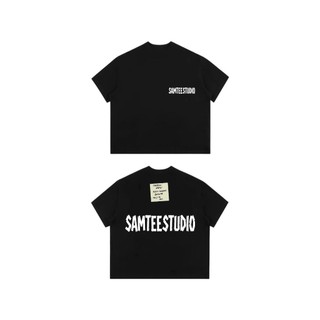 [MỚI] Áo Thun Tay Ngắn Boxy 250gsm Form Rộng Cổ Tròn "SAMPLE" Unisex Nam Nữ Phong Cách Basic Thoải Mái Mùa Hè