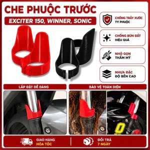 Chụp bảo vệ che phuộc trước Exciter 150/Winner/Sonic (1 Cặp)