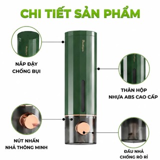 Hộp Đựng Nước Rửa Tay Treo Tường Ấn Nhả Thông Minh GD83 - Bình Đựng Nước Sữa Tắm Gắn Tường 500ml
