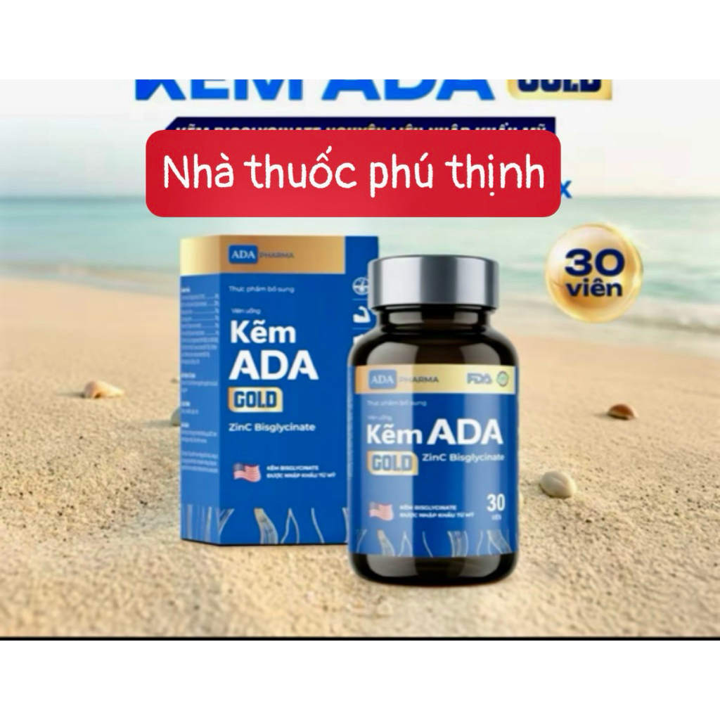 ✅[Chính hãng] kẽm ADA gold nâng cấp bổ sung thêm vtm nhóm B và bột tảo xoắn