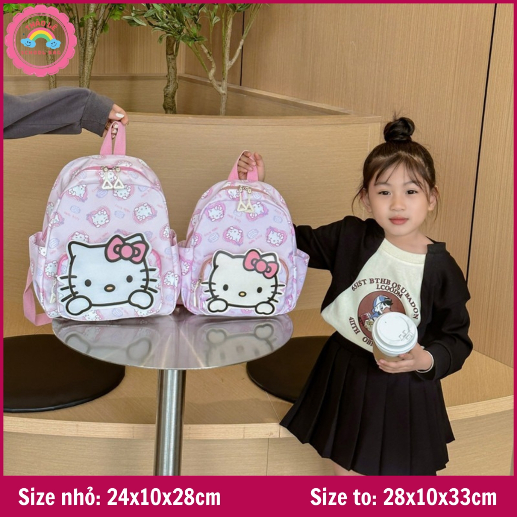 Balo cho bé mẫu giáo, mầm non. Cặp trẻ em đi học nhà trẻ, đi chơi  hoạt hình dễ thương balo bé gái bé trai TL2348