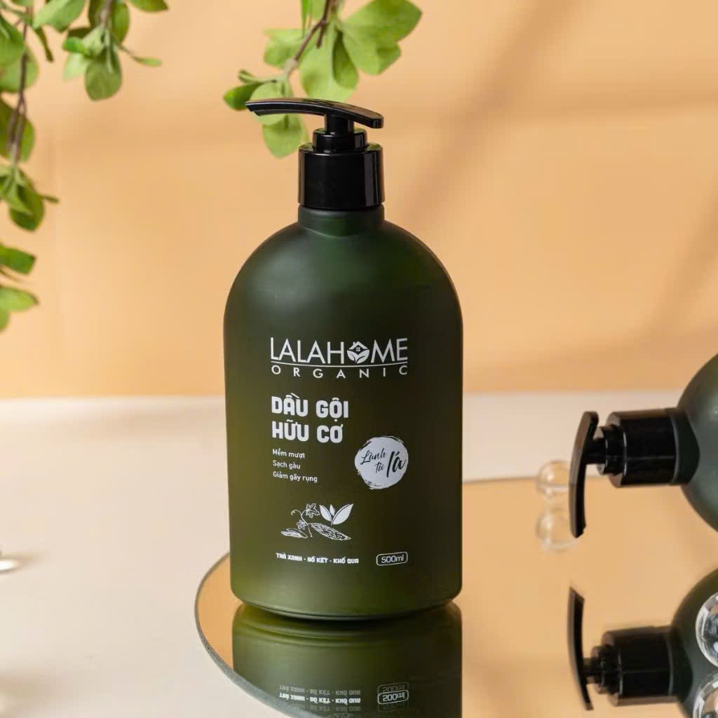 {CÓ SẴN} Dầu gội LalaHome Organic 500ml – Hương trà xanh