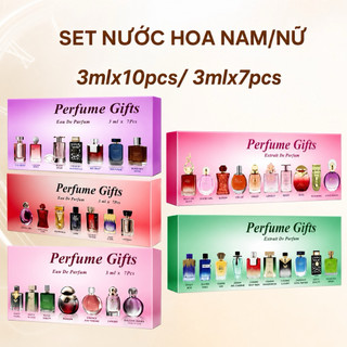 Bộ Test nước hoa 7 mùi , 10 mùi nam - nữ 3ml hàng chính hãng