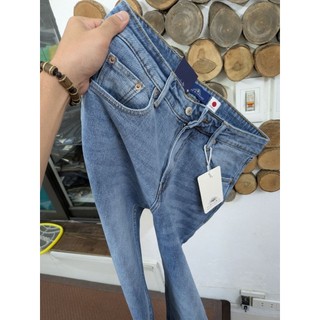 quần jean nam dáng đứng denim nhật bản có giãn thoải mái tôn dáng