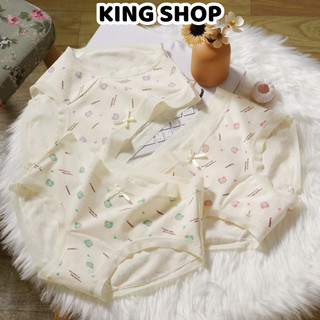 Combo 3 Quần Lót Cotton Hình Gấu Màu Sắc Bắt Mắt Viền Su Mềm, Quần Chip Mềm Co Giãn Tốt King Shop L-6408