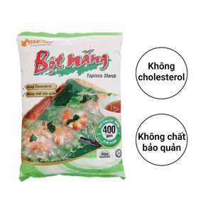 Bột Năng Tài Ký Taky Food Cao Cấp 400g - Bột Làm Bánh Bột Lọc, Bánh Canh, Tạo Độ Sánh Khử Cholesterol