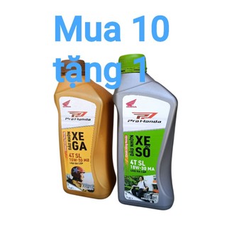 Dầu nhớt xe máy hon da số ga chai 0,8lit làm mát động cơ......