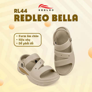 Dép Sandal Nữ REDLEO Bella - Quai Ngang Chéo Đế Bằng 4CM Êm Chân, Trẻ Trung Dễ Phối Đồ RL44