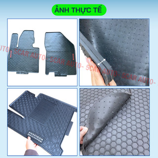 Thảm Lót Sàn Cao Su Xe HUYNDAI SANTAFE 2019-NAY - Cao su đúc Không Mùi , Vừa Khít Form Xe- Chống Nước, Dễ Dàng Lắp Đặt
