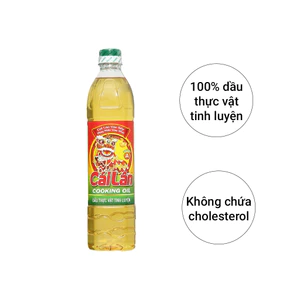 Dầu Ăn Cái Lân 1L - Dầu Thực Vật Tinh Luyện Bổ Sung Vitamin A Tự Nhiên Cho Món Chiên Xào