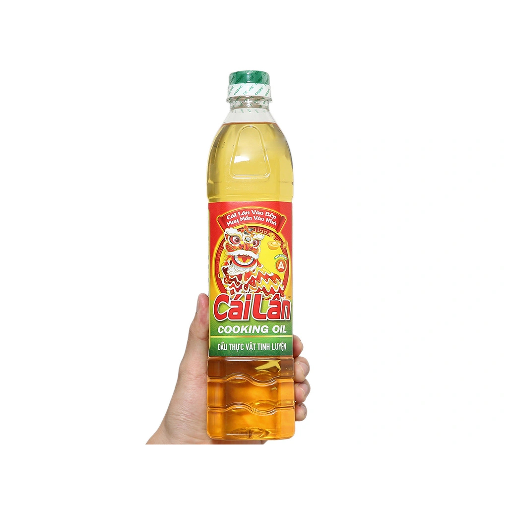 Dầu Ăn Cái Lân 1L - Dầu Thực Vật Tinh Luyện Bổ Sung Vitamin A Tự Nhiên Cho Món Chiên Xào