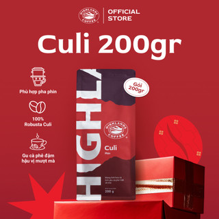 Mua 4 tặng 1 - Mua 4 Gói cà phê rang xay Culi Highlands Coffee 200g/gói - Tặng 1 phin pha inox (quà kèm đơn hàng)