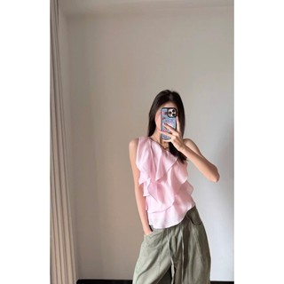Áo Linen tơ xoè tầng - A01