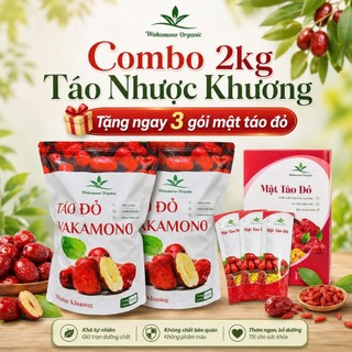 Táo Nhược Khương Wakamono Organic size 200 - 220 quả/kg Wakamono các loại cân nặng , mềm, dẻo, ăn ngon