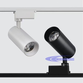 Đèn ray COB 12W 20W 30W đèn LED ống tròn cổ điển chiếu sáng cao cho shop quần áo, nhà hàng, quán cà phê, gia đình
