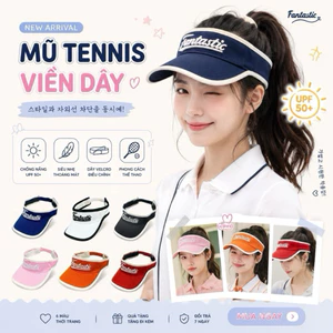 Fantastic Mũ nửa đầu tennis Phong Cách Thể Thao Unisex