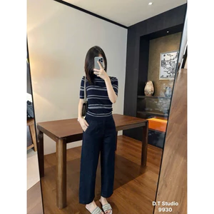Quần Jeans Viền Chỉ Nổi WEGE QCCC