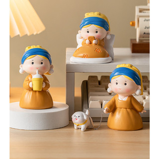 Hộp Mù Blind Box Cô Gái Khăn Xanh Siêu Cute 6+ Mẫu Ngẫu Nhiên - Figure Mini Sưu Tầm, Đồ Chơi Trang Trí Bàn Học