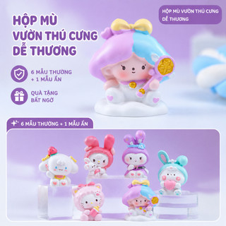 Hộp Mù Vườn Thú Cưng Dễ Thương Blind Box 6+1 Mẫu Ẩn Figure Mini Trang Trí Bàn Học Quà Tặng Sưu Tầm Siêu Cute