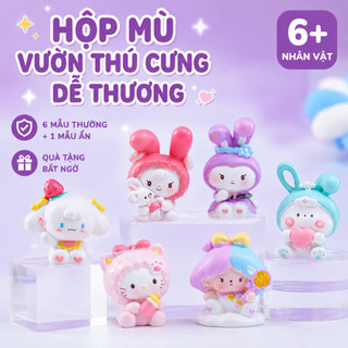 Hộp Mù Vườn Thú Cưng Dễ Thương Blind Box 6+1 Mẫu Ẩn Figure Mini Trang Trí Bàn Học Quà Tặng Sưu Tầm Siêu Cute