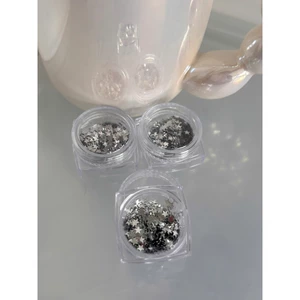 Kim Tuyến Ngôi Sao Bạc Trang Trí Nail - Kim Tuyến Nail, Phụ Kiện Đính Móng, Nail Art