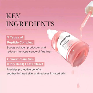 Tinh chất Medicube PDRN Pink Peptide Serum 30ml/giúp phục hồi và tái tạo làn da/da yếu và da lão hóa