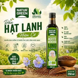 Dầu Hạt Lanh Hữu Cơ Mantova/ Naturgreen Organic Flaxseed Oil 250ml