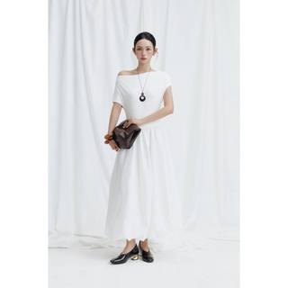[NEW7] Đầm Dài Trễ Vai Form Tùng Bí Phối Vải, Chất Vải Thun Co Giãn Thoải Mái Thanh Lịch, WDD101 SOME HOW STORE