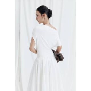 [NEW7] Đầm Dài Trễ Vai Form Tùng Bí Phối Vải, Chất Vải Thun Co Giãn Thoải Mái Thanh Lịch, WDD101 SOME HOW STORE