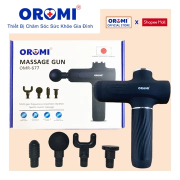 Máy Massage Cầm Tay OROMI OMR-677 - Súng matxa cơ bắp, lưng vai cổ - Mát xa toàn thân