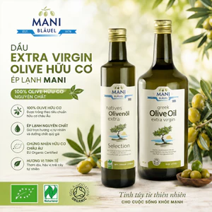Dầu Olive Hy Lạp hữu cơ Mani Brand Organic Extra Virgin Olive Oil