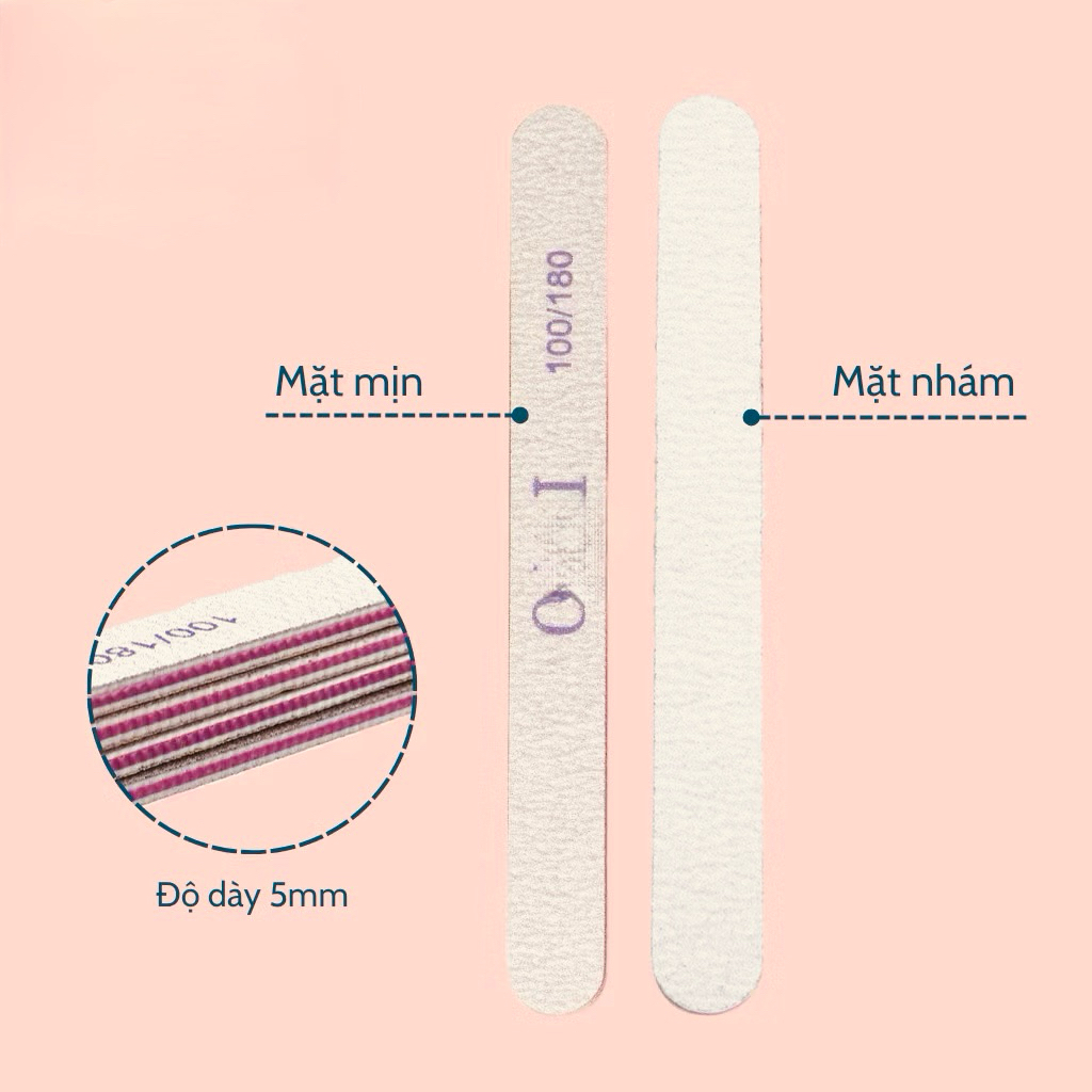 Dũa móng tay opi loại dày 100/180