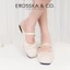- Giày sục balletcore chấm bi nữ tính kiểu dáng basic style Hàn màu nâu chấm bi - EL133