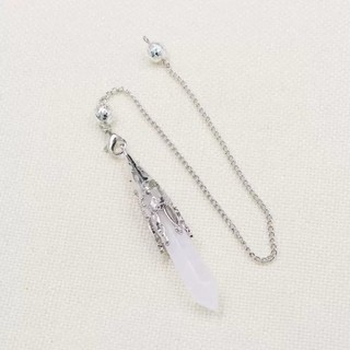 Con Lắc Cảm Xạ Đá Thạch Anh Dùng Thanh Tẩy Năng Lượng Hỗ Trợ Reiki Thiền Định