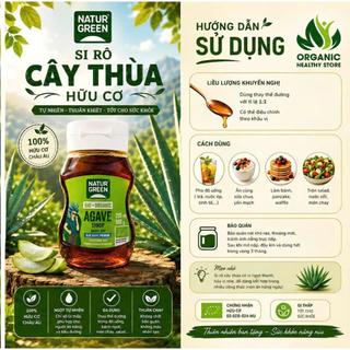 Siro Mật Cây Thùa Agave Hữu Cơ NaturGreen Agave Syrup (250ml/360g)