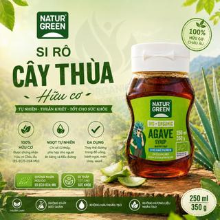 Siro Mật Cây Thùa Agave Hữu Cơ NaturGreen Agave Syrup (250ml/360g)