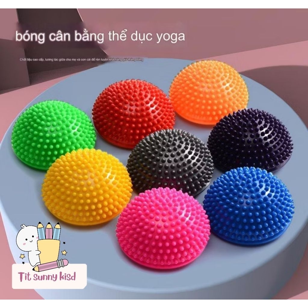 🌿Cầu gai massage chân,hỗ trợ bàn chân bẹp cho bé, vận động vui nhộn,tăng cường lưu thông máu, phát triển xúc giác🌷