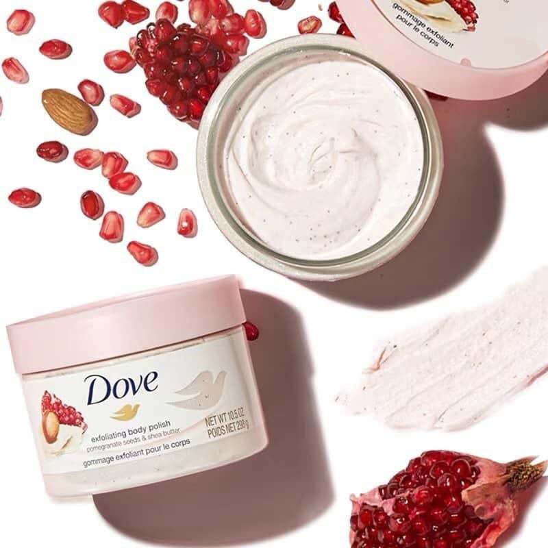 Tẩy Da Chết Toàn Thân Dove Exfoliating Body Polish 225g ; giúp massage da, thư giãn , Chăm Da Sáng Mịn