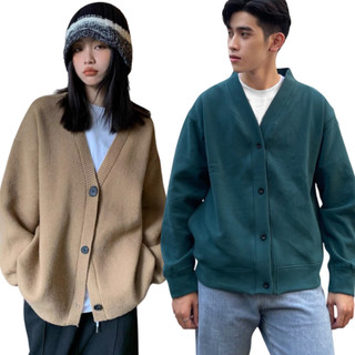 Áo khoác cadigan nam nữ dễ mặc dễ phối đồ, hợp mọi thời đại 4 màu size 40-70kg k1
