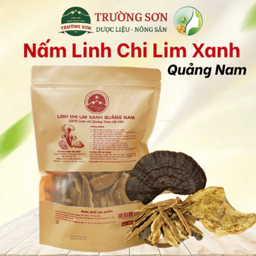 Nấm Linh Chi Lim Xanh Quảng Nam, gói 300gr, dạng thái lát, bồi bổ sức khỏe, giảm mỡ máu,...