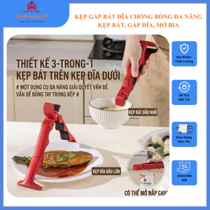 Kẹp Gắp Bát Đĩa Chống Bỏng Đa Năng – 3 Trong 1, Dụng Cụ Nhà Bếp Tiện Dụng, Bền Bỉ