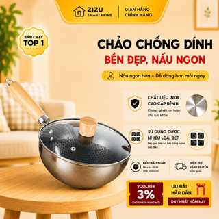 Chảo Mini Inox Tổ Ong 20cm Chống Dính – Chiên Trứng, Nấu Mì, Xào Nhanh, Dùng Bếp Từ & Bếp Gas