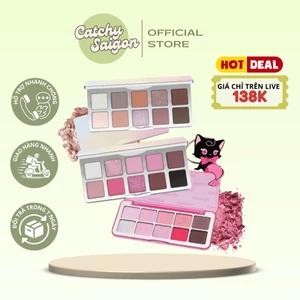 【GIÁ 138K TRÊN LIVE】Bảng Phấn Mắt SHEDELLA 10 Ô Pastel Cầu Vồng Mùa Hè, Nhũ Lì (MÃ BD)