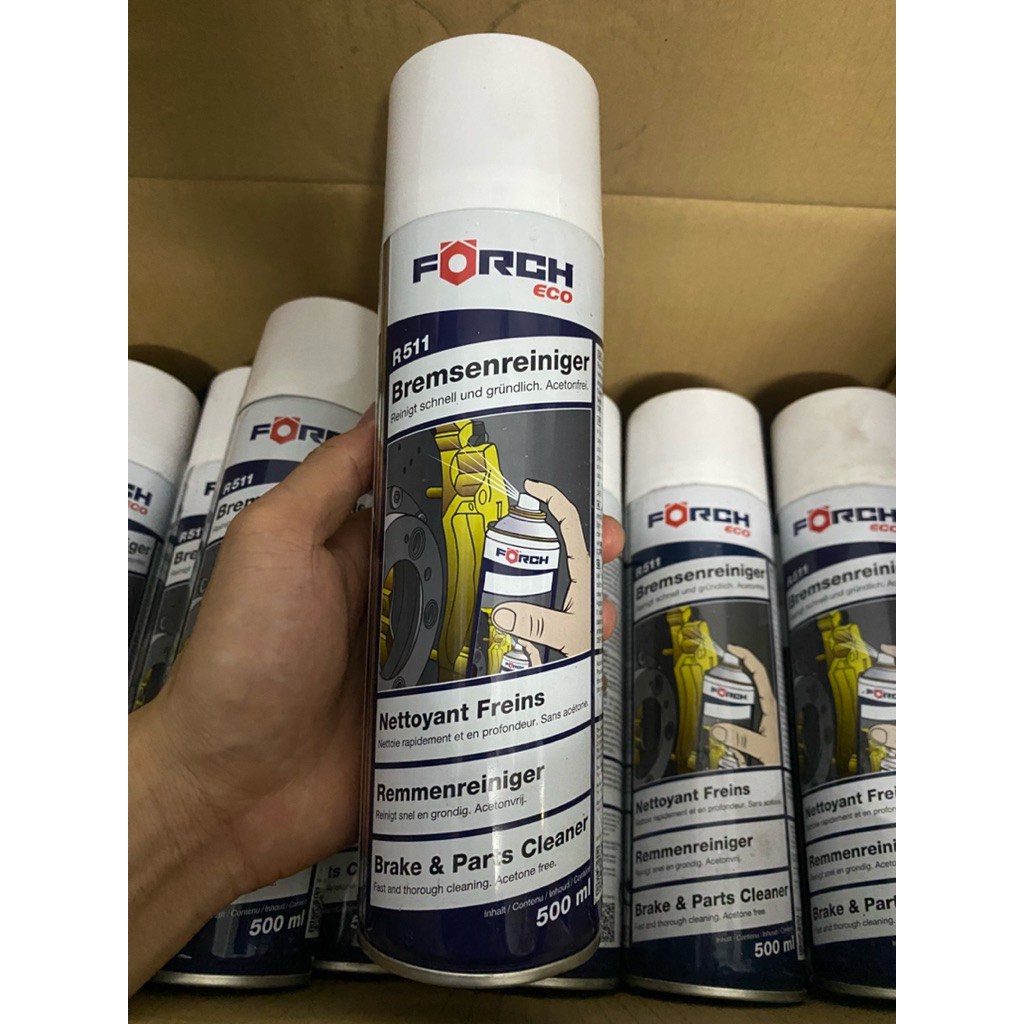 Vệ sinh bố thắng đĩa phanh, tẩy dầu mỡ FOCCH 500ML