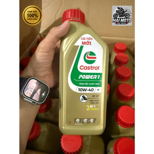 NHỚT CASTROL POWER 1 10W40 1L CAM KẾT 100% Chính hãng (mẫu mới đã bỏ QR code của chương trình tích điểm)