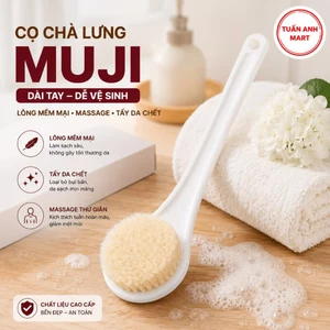 Combo 5 cái Cọ Lưng Muji - Cọ Chà Lưng, Kỳ Lưng Muji Giúp Tẩy Da Chết, Massage Thư Giãn