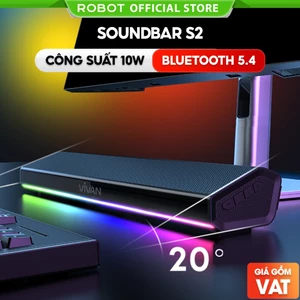 Loa Thanh Soundbar Bluetooth VIVAN S2 Công Suất 10W - Hỗ Trợ Kết Nối USB/ AUX/ Thẻ Nhớ