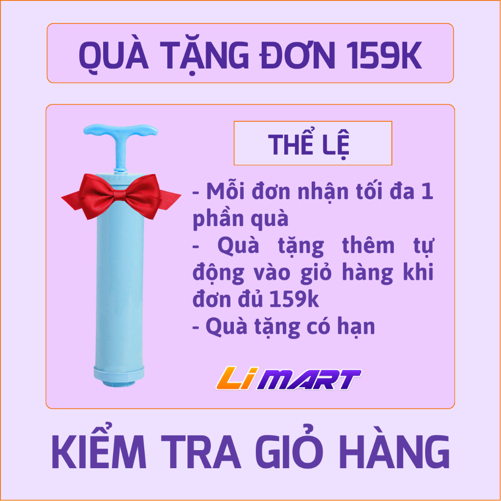 (TẶNG BƠM TAY) Túi Hút Chân Không quần áo, chăn màn, nhiều kích cỡ cho từng loại VALI