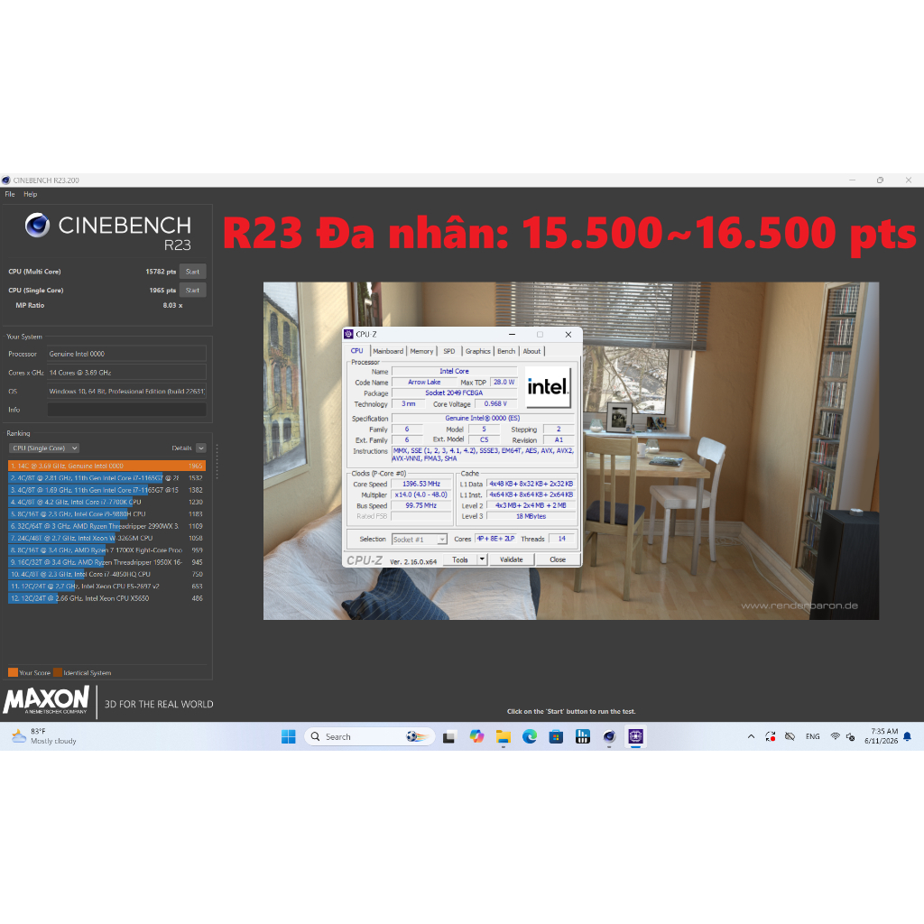 Best p/p mini PC HAITA Intel Core ULTRA 7 255H ES 16Cores / Ultra 5 235H ES 14Cores + Arc 140T GPU | Oculink + USB4 | BigBuy360 - bigbuy360.vn