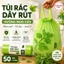 Combo 2 Túi đựng rác siêu dai hương ngải cứu xua đuổi ruồi muỗi và côn trùng, có dây rút siêu tiện lợi